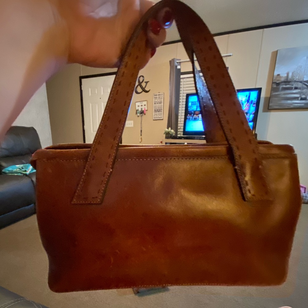 Fossil Vintage Leather Handbag Purse